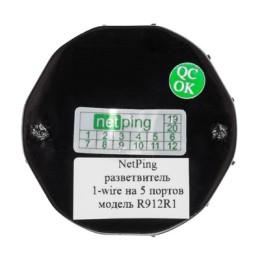 Удлинитель для подключения сенсоров NetPing 1-wire hub, R912R2